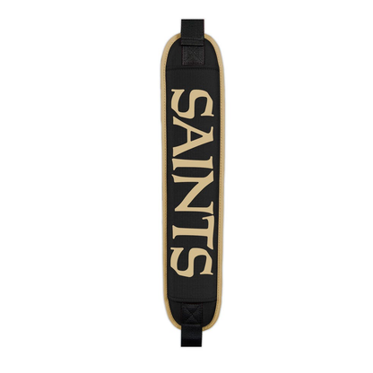 New Orleans Saints Clubhouse Cooler Cart Bag - padded shoulder strap detail