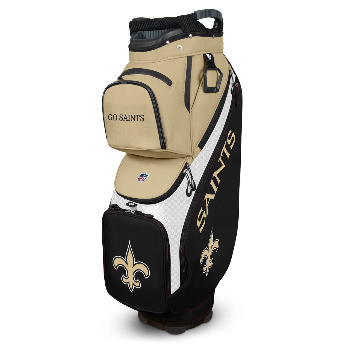 New Orleans Saints Clubhouse Cooler Cart Bag - single bag view