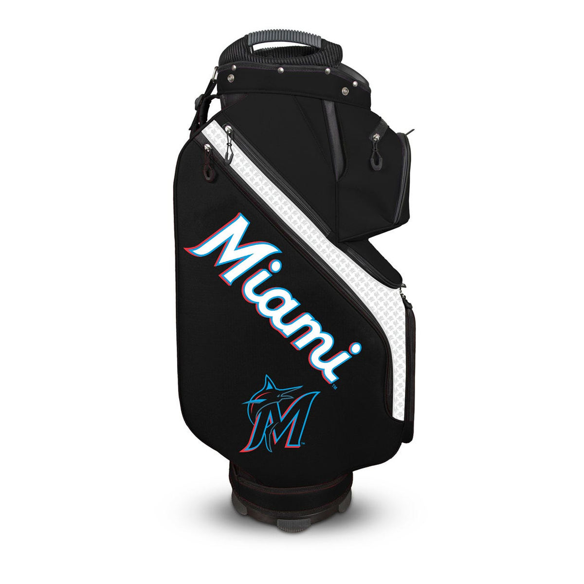 Miami Marlins Clubhouse Cooler Cart Bag - opposite side view