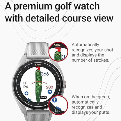 T9 manufacturer graphic explaining shot and putt recognition