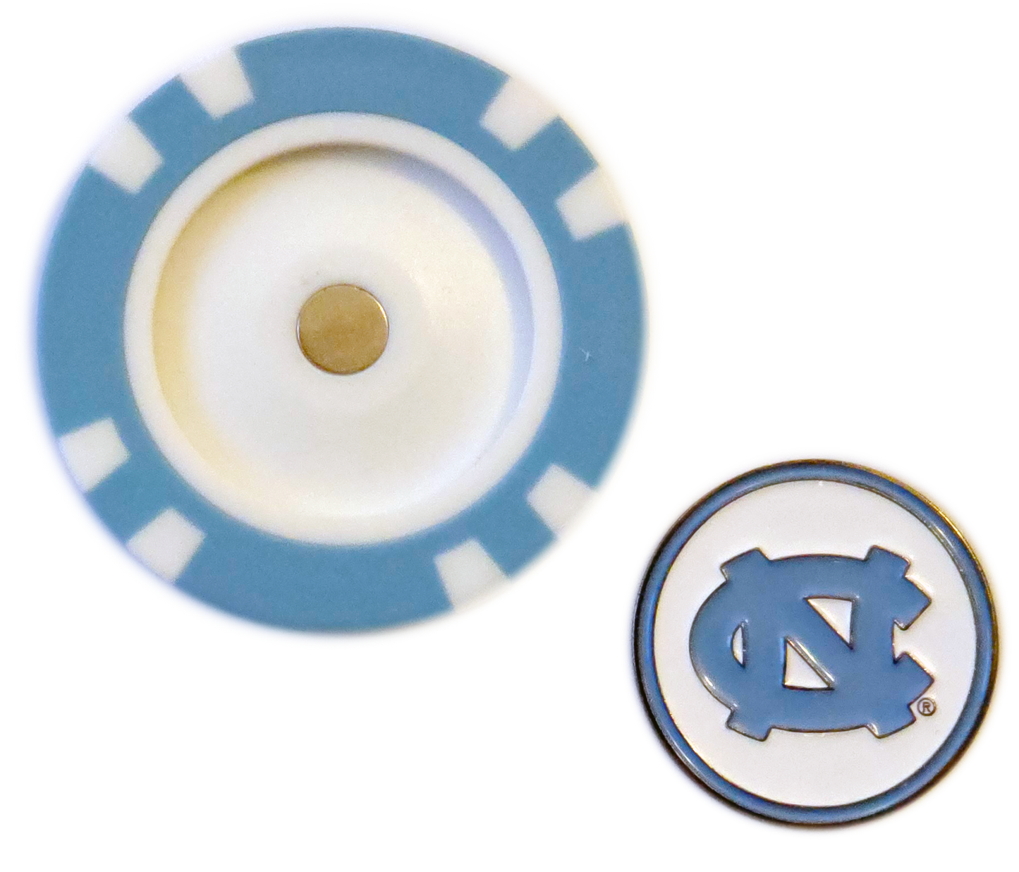 Officially Licensed North Carolina Tar Heels Poker Chip Ball Marker