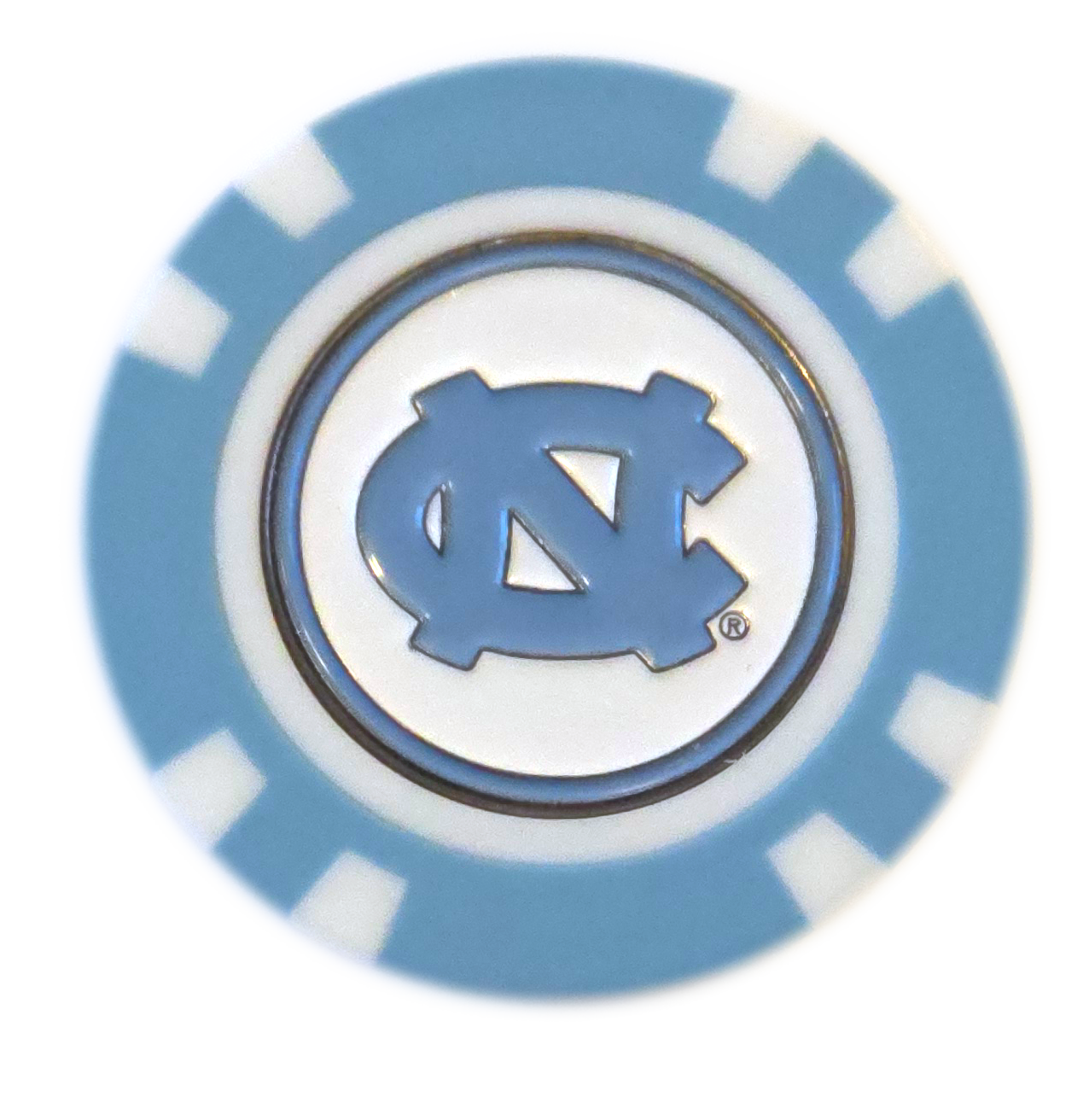 Officially Licensed North Carolina Tar Heels Poker Chip Ball Marker