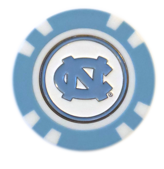 Officially Licensed North Carolina Tar Heels Poker Chip Ball Marker