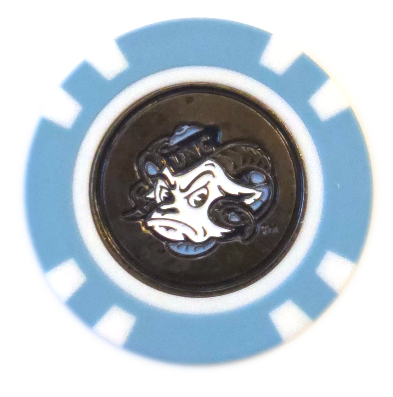 Officially Licensed North Carolina Tar Heels Poker Chip Ball Marker