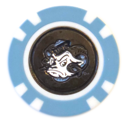 Officially Licensed North Carolina Tar Heels Poker Chip Ball Marker