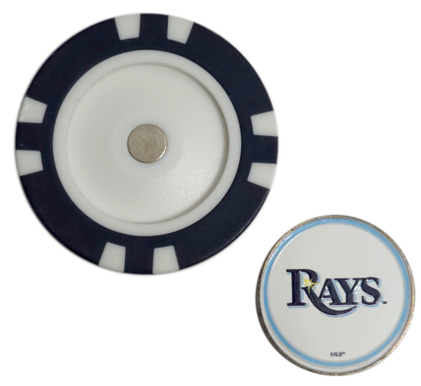 Official MLB Tampa Bay Rays Poker Chip Golf Ball Marker