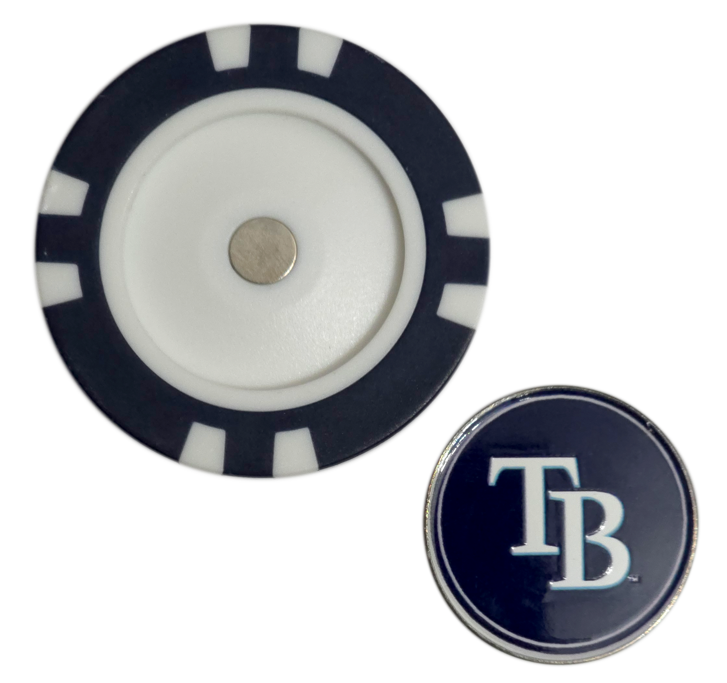 Official MLB Tampa Bay Rays Poker Chip Golf Ball Marker