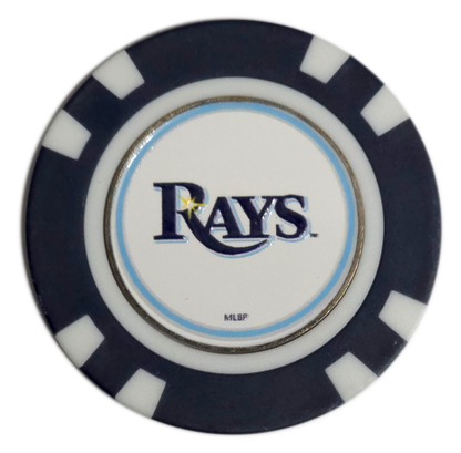 Official MLB Tampa Bay Rays Poker Chip Golf Ball Marker