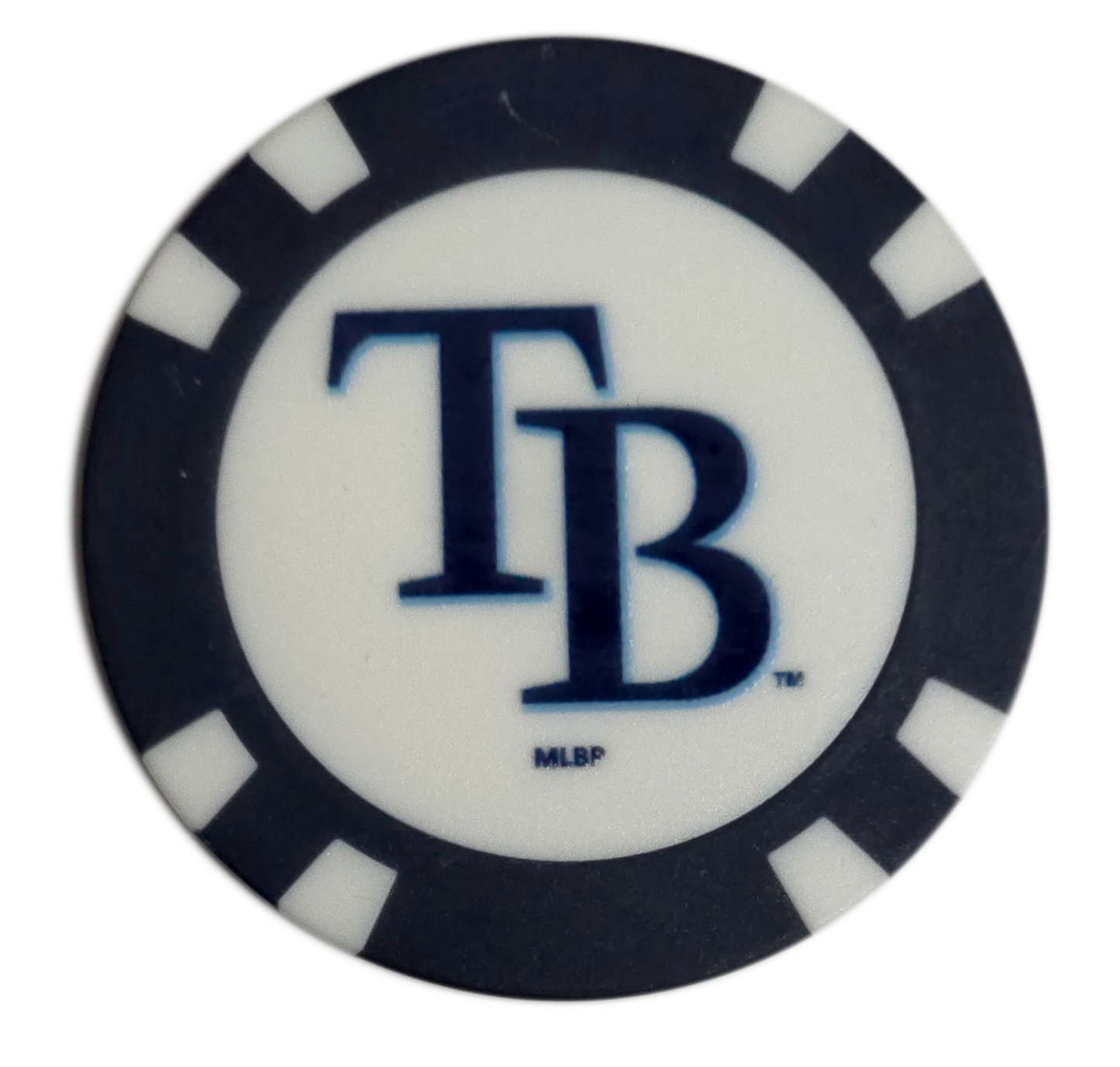 Official MLB Tampa Bay Rays Poker Chip Golf Ball Marker