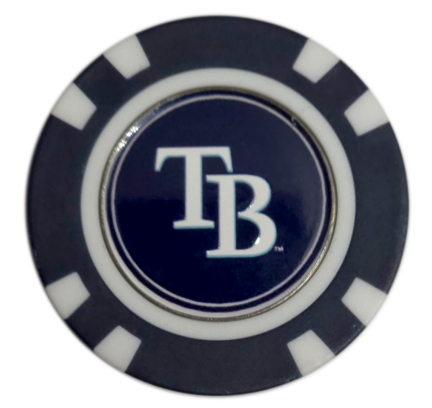 Official MLB Tampa Bay Rays Poker Chip Golf Ball Marker