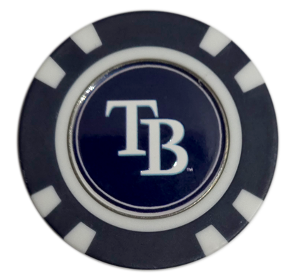 Official MLB Tampa Bay Rays Poker Chip Golf Ball Marker