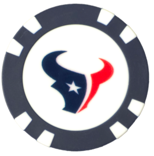 Officially Licensed Houston Texans Poker Chip Ball Marker