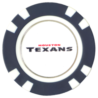 Officially Licensed Houston Texans Poker Chip Ball Marker