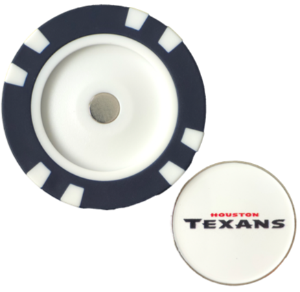 Officially Licensed Houston Texans Poker Chip Ball Marker