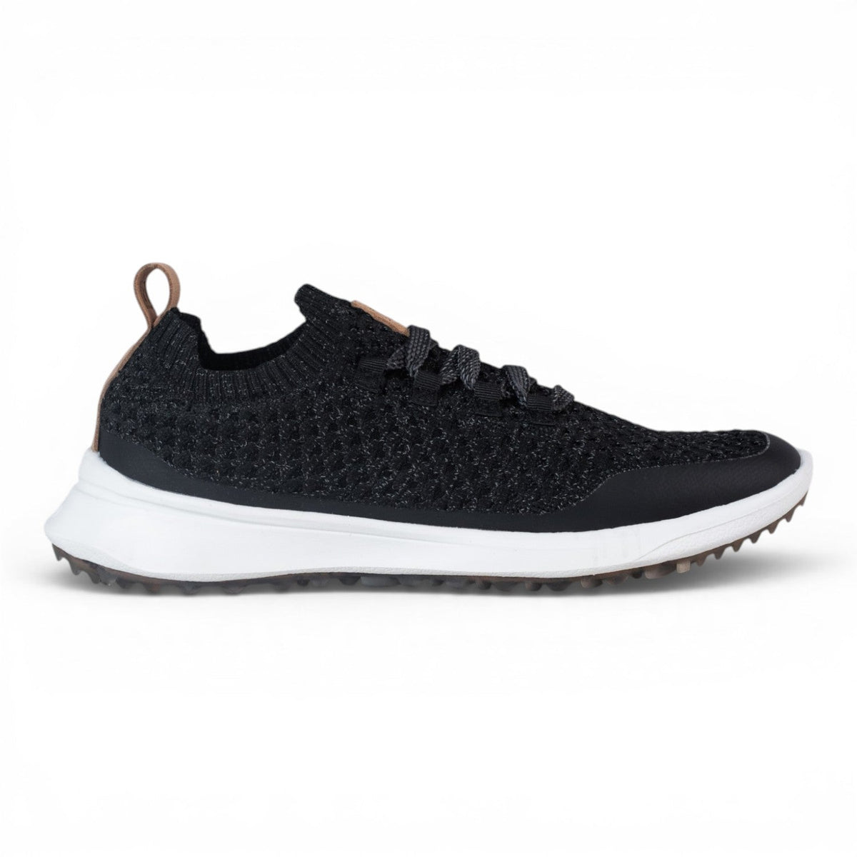 Tomo Bravo women's golf shoes in Ink Black, side profile