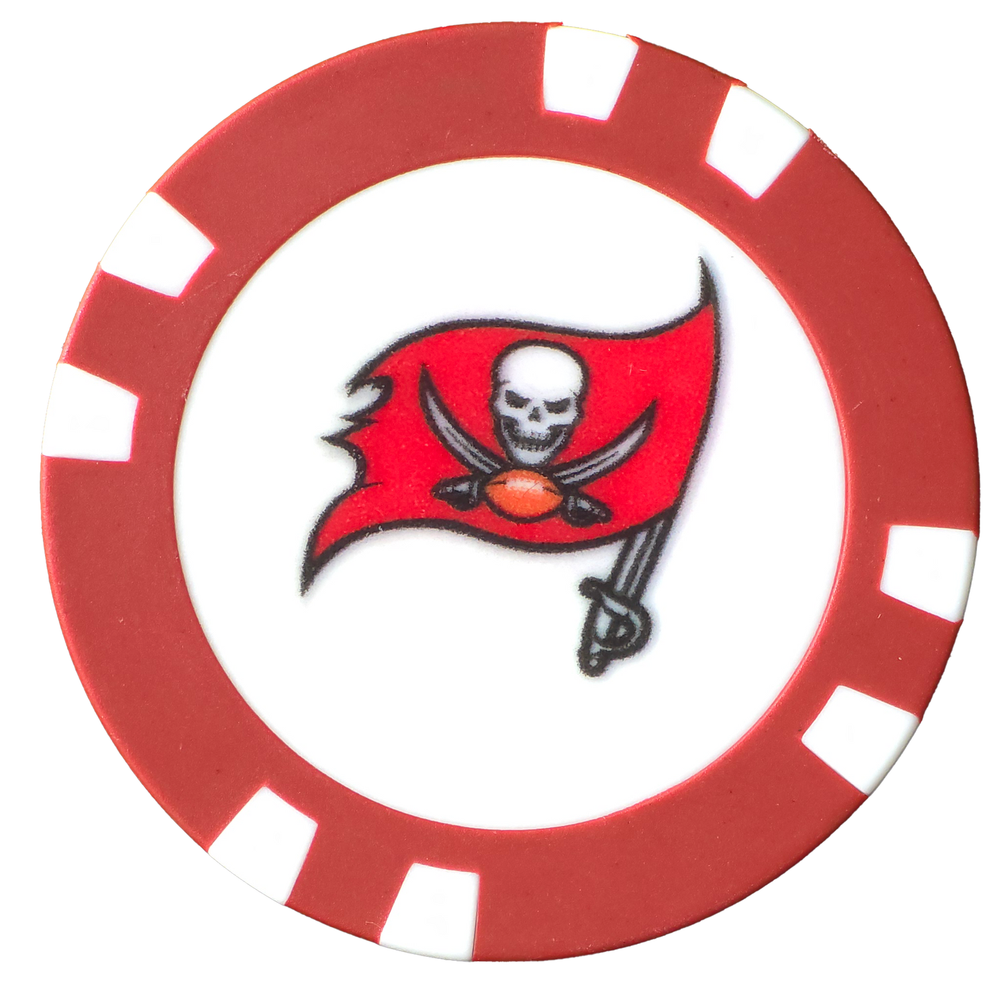 Officially Licensed Tampa Bay Buccaneers Poker Chip Ball Marker