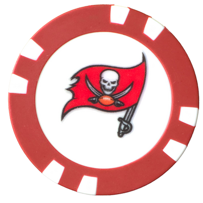 Officially Licensed Tampa Bay Buccaneers Poker Chip Ball Marker