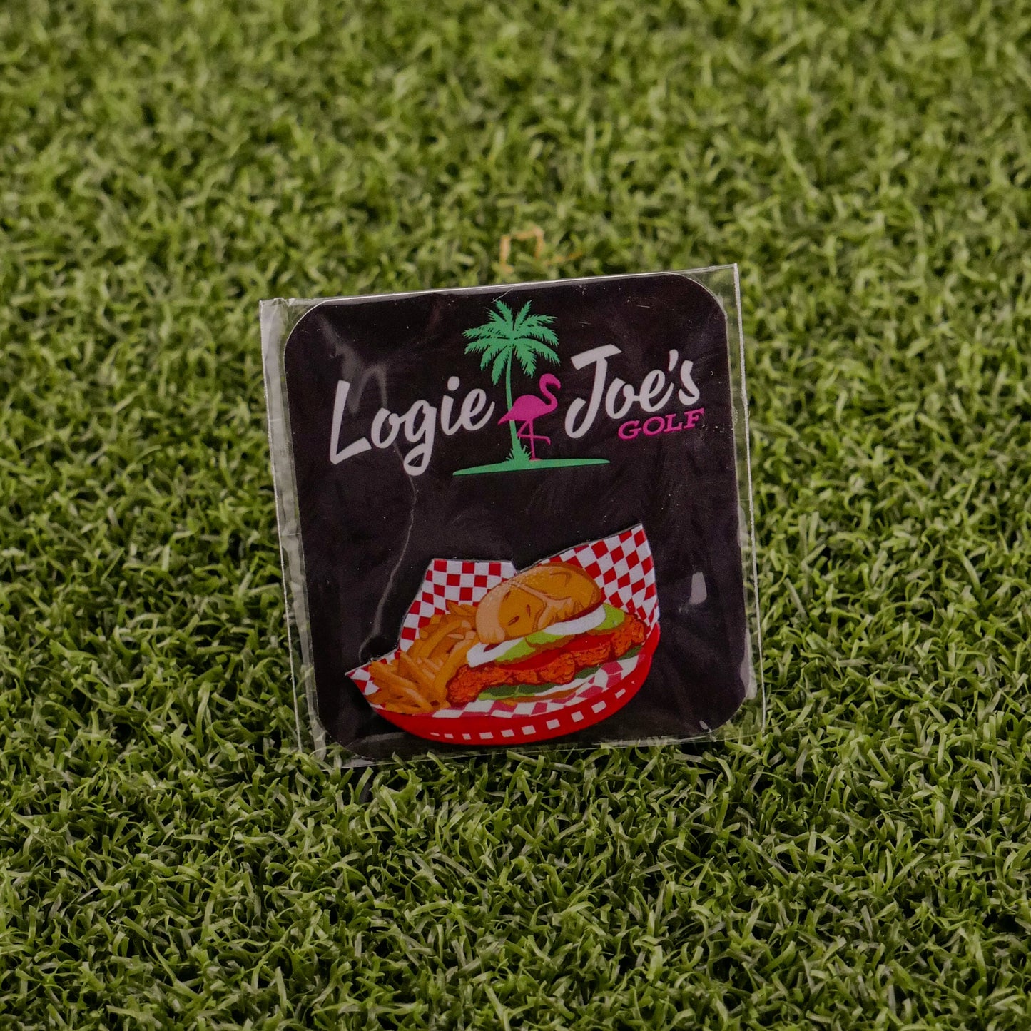 Breaded Tenderloin Sandwich Basket Ball Marker