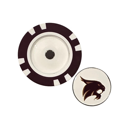 Texas State Bobcats Golf Chip Ball Marker