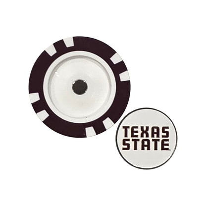 Texas State Bobcats Golf Chip Ball Marker