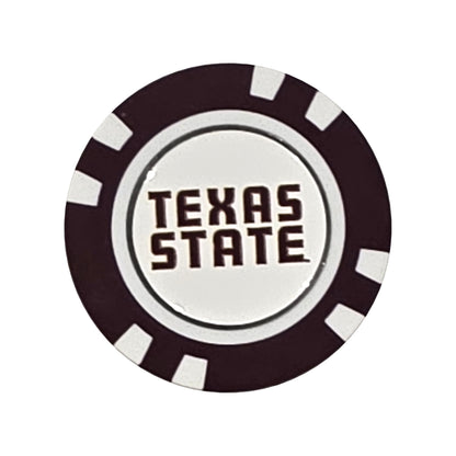 Texas State Bobcats Golf Chip Ball Marker