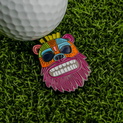 Tiki Bear Ball Marker
