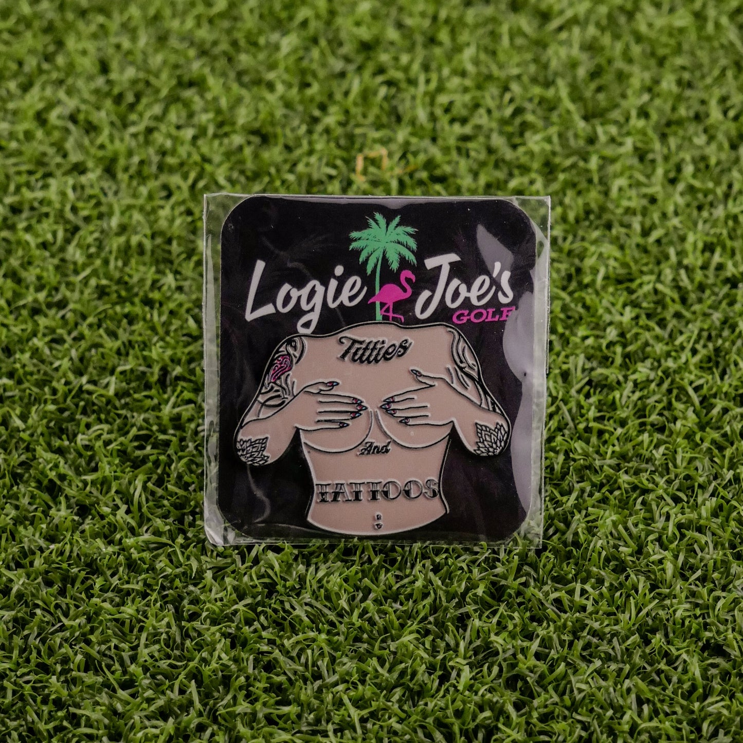 Titties & Tattoos Ball Marker