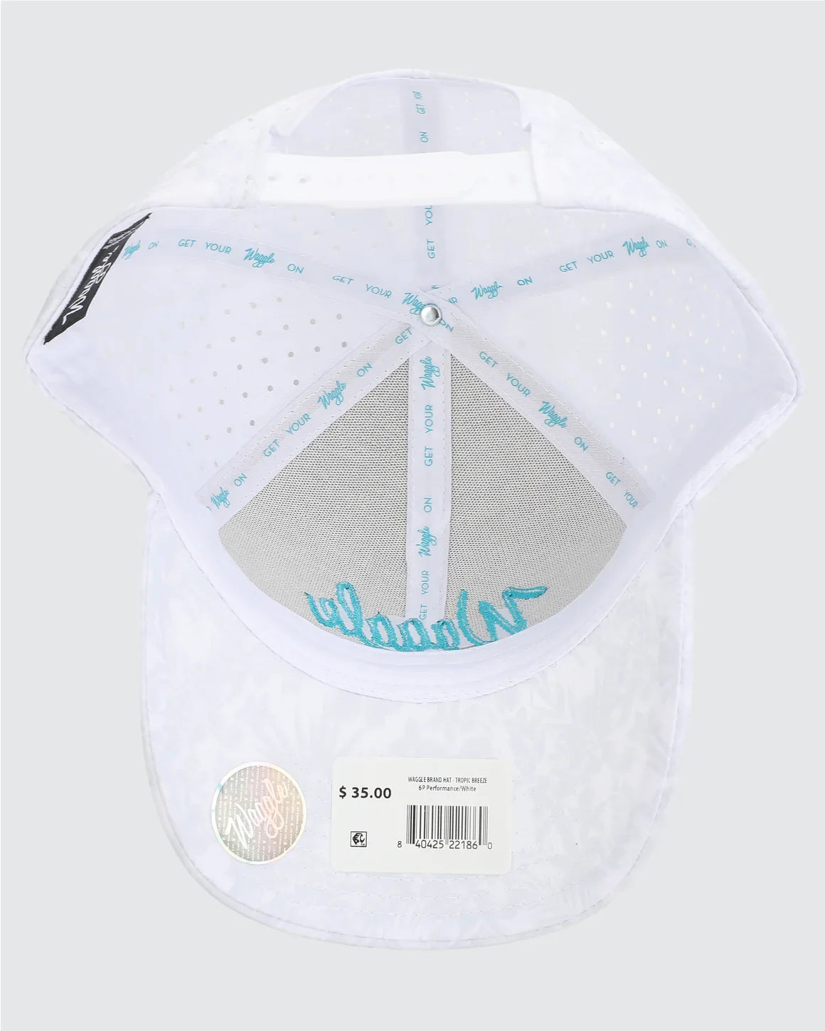 Waggle Low-Profile Snapback Hat - Tropic Breeze