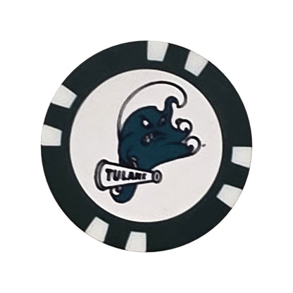 Tulane Green Wave Golf Chip Ball Marker