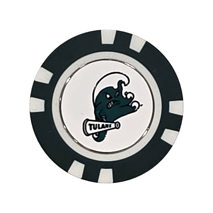 Tulane Green Wave Golf Chip Ball Marker