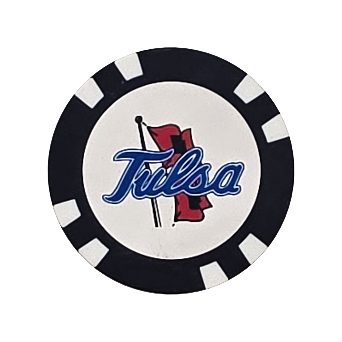 Tulsa Golden Hurricane Golf Chip Ball Marker
