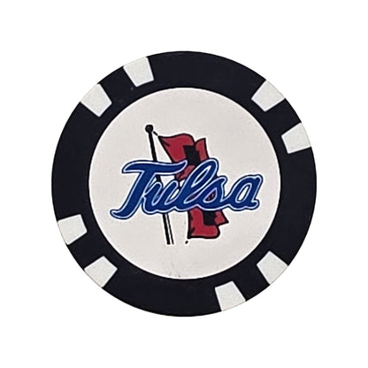 Tulsa Golden Hurricane Golf Chip Ball Marker