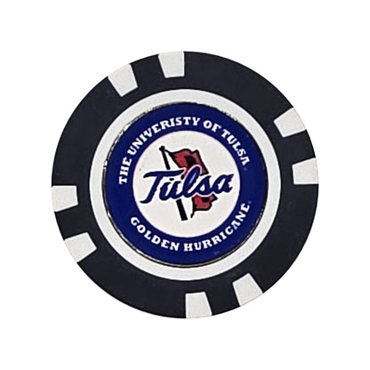 Tulsa Golden Hurricane Golf Chip Ball Marker