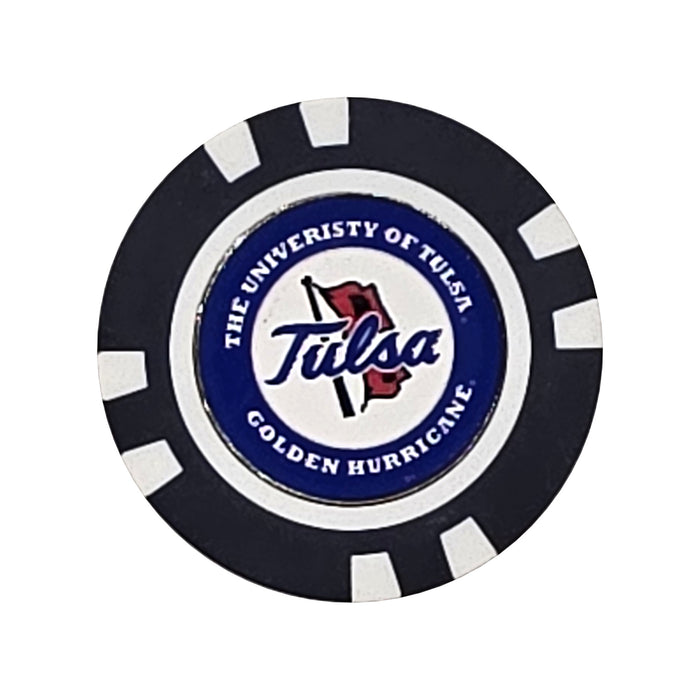Tulsa Golden Hurricane Golf Chip Ball Marker
