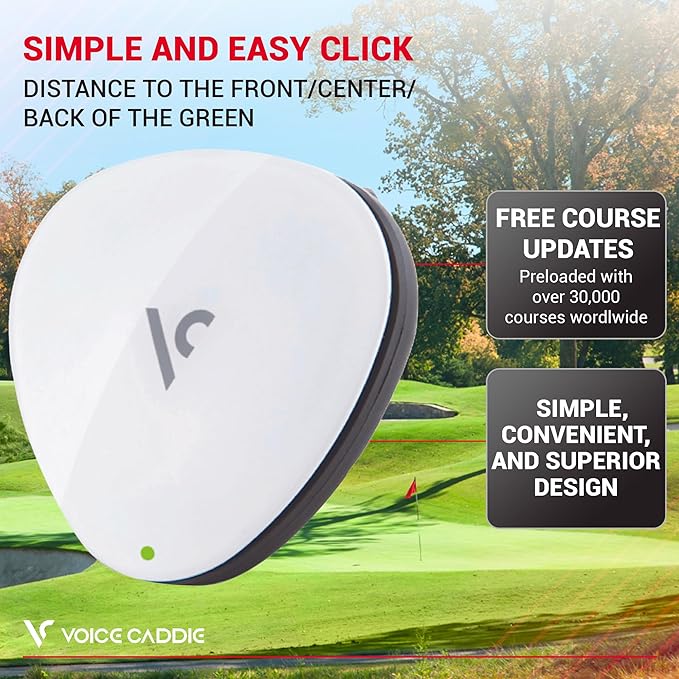 VC300SE manufacturer graphic describing front, center and back green distances