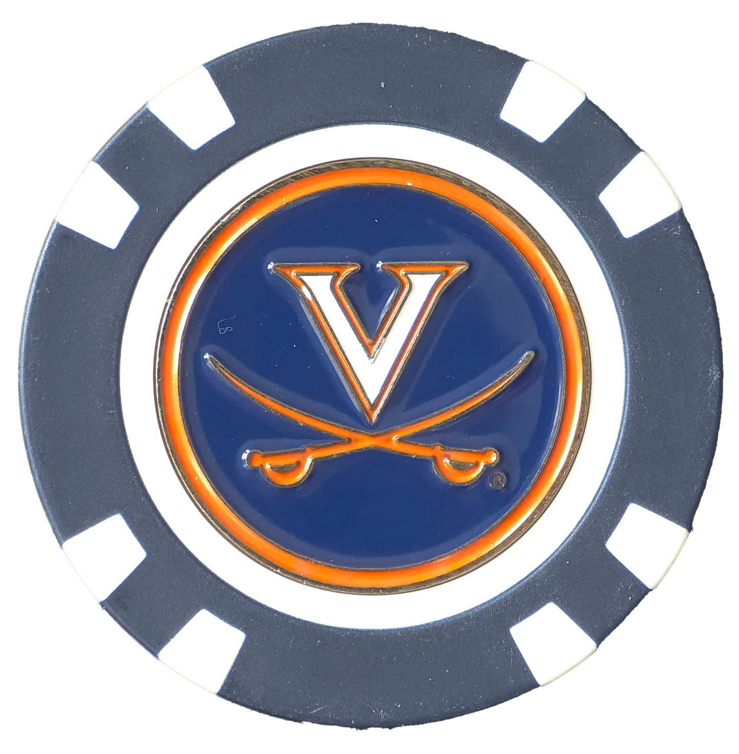 Officially Licensed Virginia Cavaliers Poker Chip Ball Marker