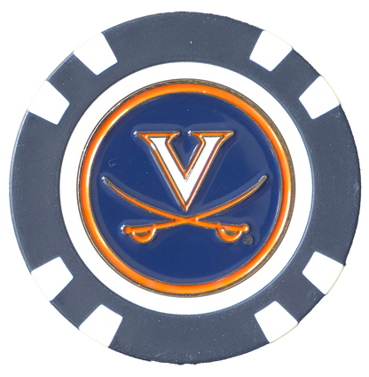 Officially Licensed Virginia Cavaliers Poker Chip Ball Marker