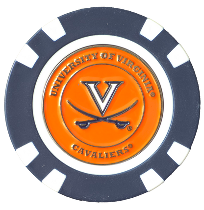 Officially Licensed Virginia Cavaliers Poker Chip Ball Marker