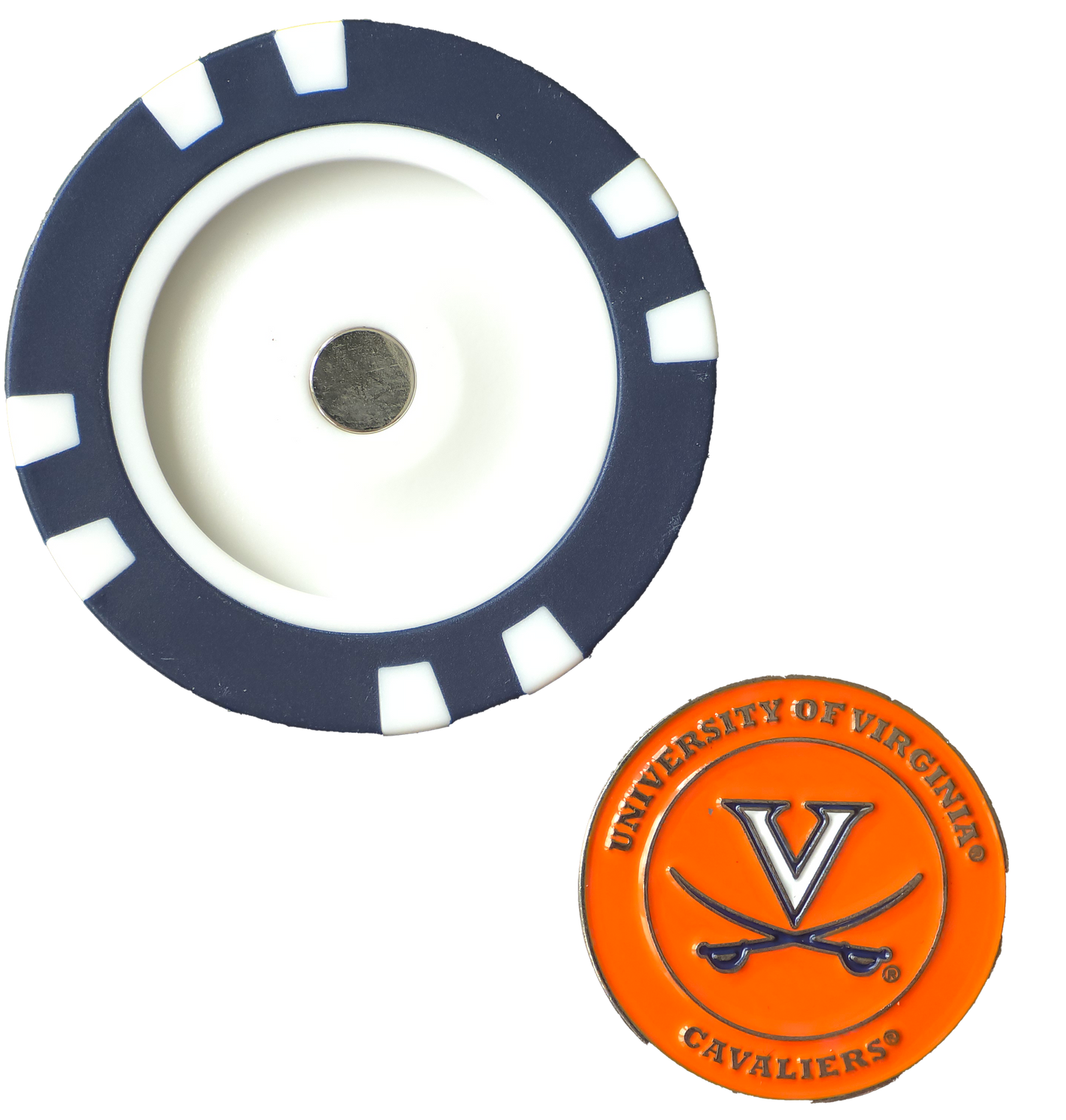 Officially Licensed Virginia Cavaliers Poker Chip Ball Marker