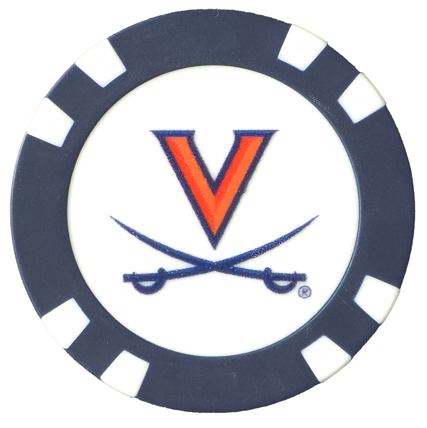 Officially Licensed Virginia Cavaliers Poker Chip Ball Marker