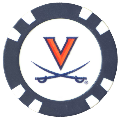 Officially Licensed Virginia Cavaliers Poker Chip Ball Marker