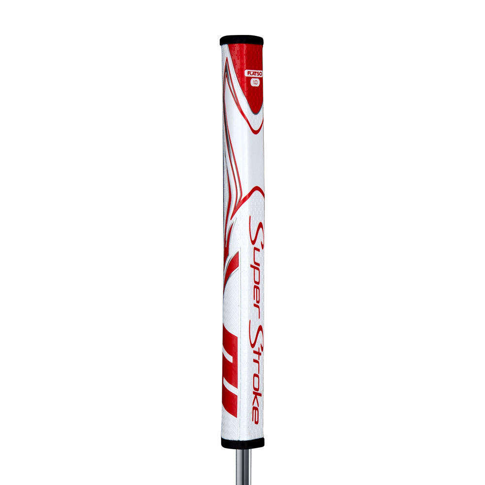SuperStroke Zenergy Flatso 1.0 Putter Grip - White/Red