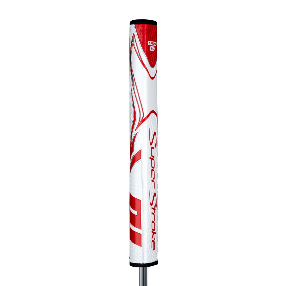 SuperStroke Zenergy Flatso 3.0 Putter Grip - White/Red