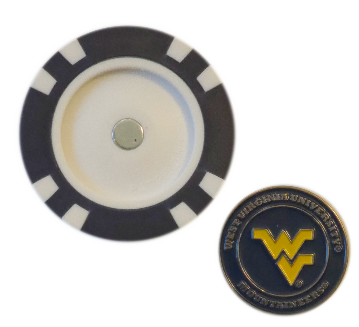 Officially Licensed West Virginia Mountaineers Poker Chip Ball Marker