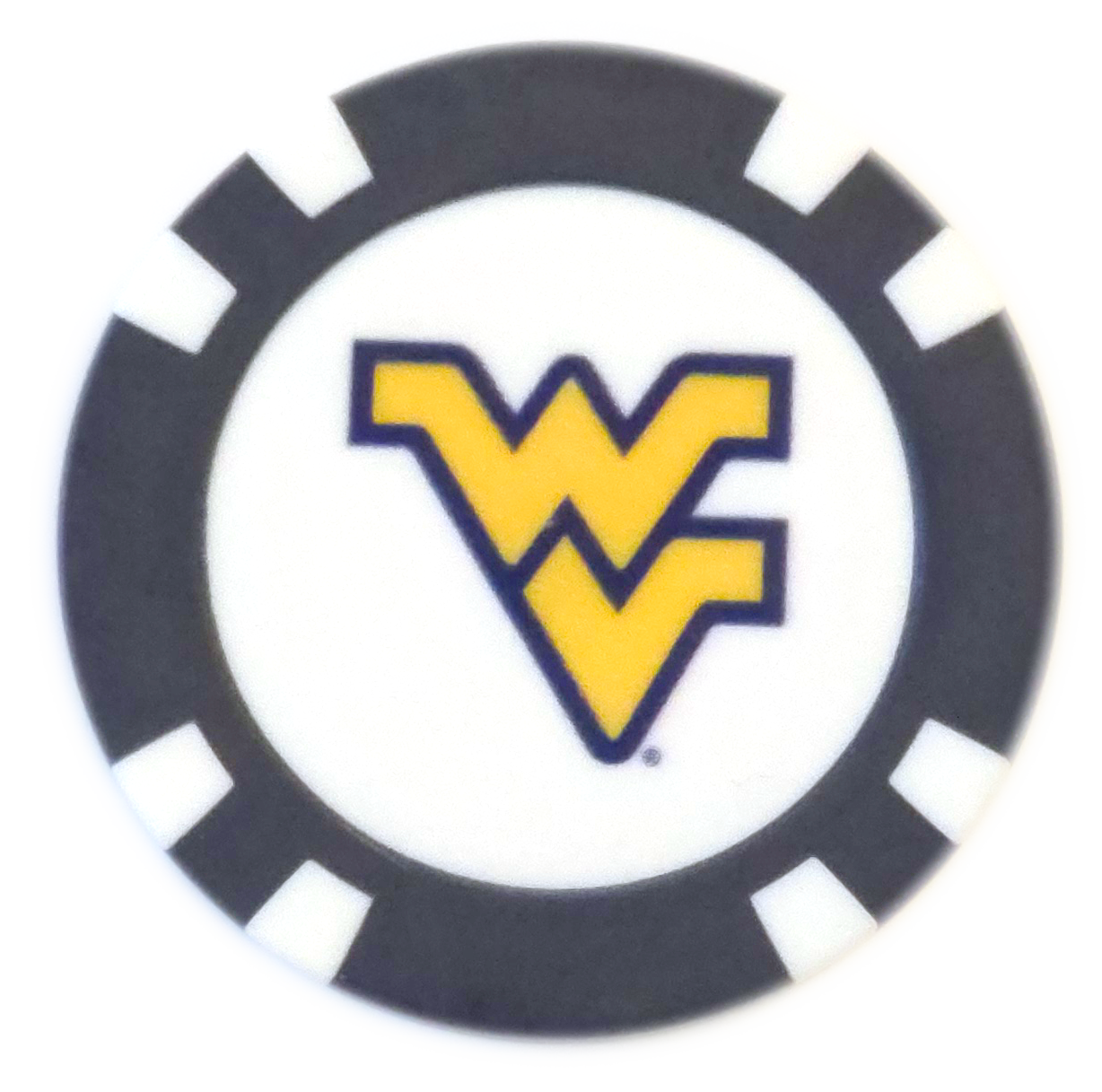 Officially Licensed West Virginia Mountaineers Poker Chip Ball Marker