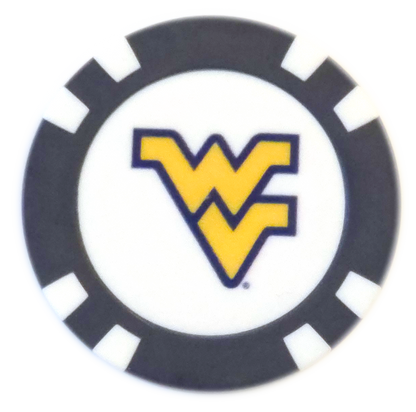 Officially Licensed West Virginia Mountaineers Poker Chip Ball Marker