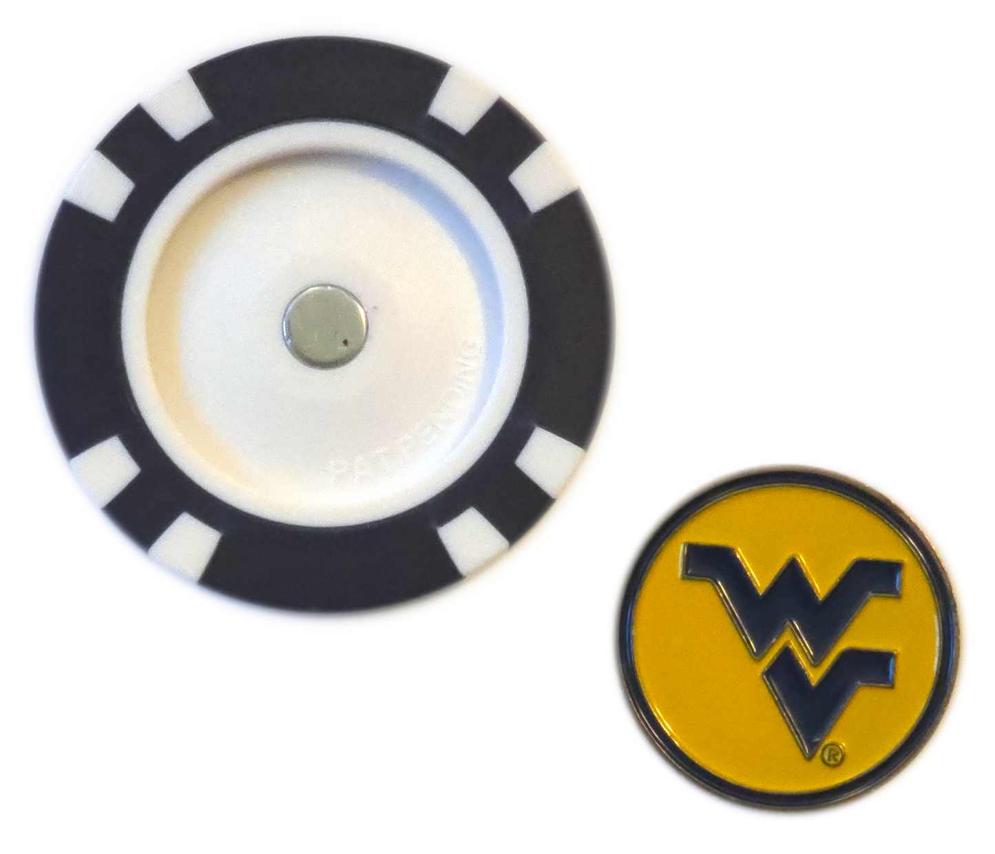 Officially Licensed West Virginia Mountaineers Poker Chip Ball Marker