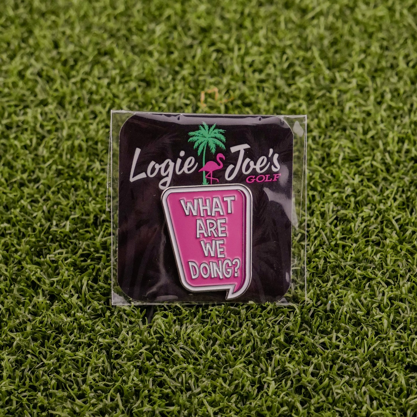 What are we doing? Speech Bubble Ball Marker