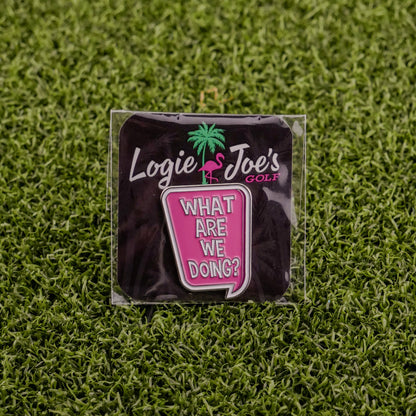What are we doing? Speech Bubble Ball Marker