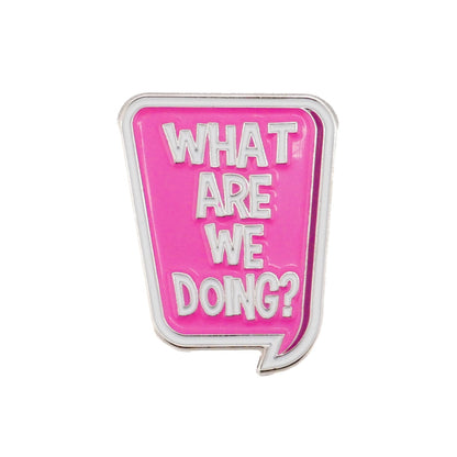 What are we doing? Speech Bubble Ball Marker